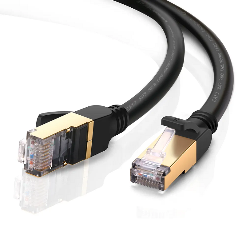 Ugreen 25215 Cáp mạng Cat7 dẹt U/FTP dài 10M tốc độ 10Gbps tần số 600Mhz cao cấp